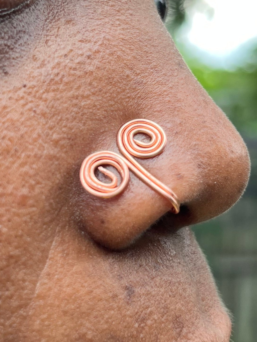 Double Spiral Nose Ring [Clip-On]