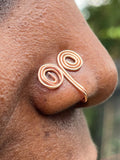 Double Spiral Nose Ring [Clip-On]