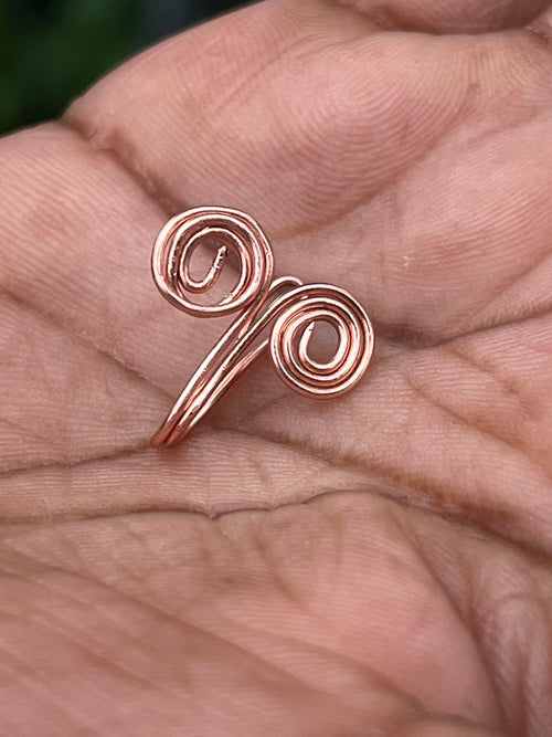 Double Spiral Nose Ring [Clip-On]